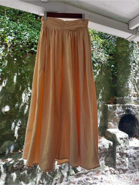 Sunday in Brooklyn Dresses & Skirts - Sunday in Brooklyn Pastel Yellow A-Line Skirt with Pockets Size XS